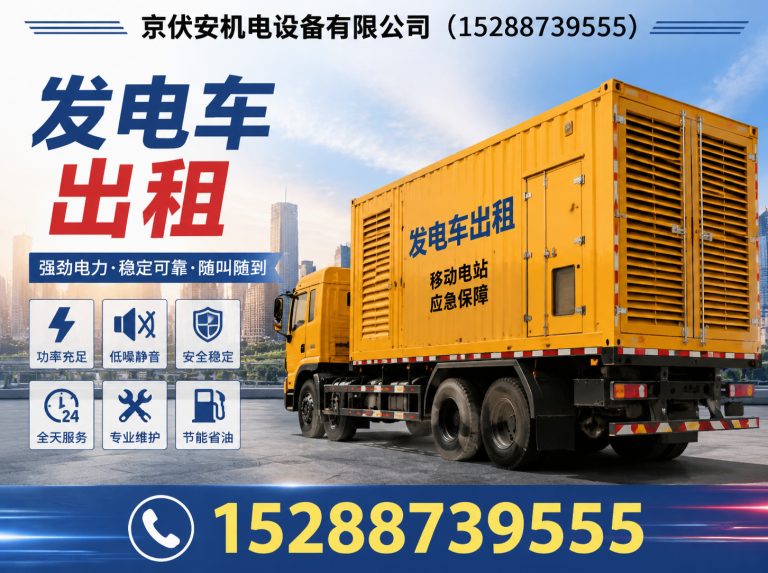 芜湖静音发电车租赁展示图