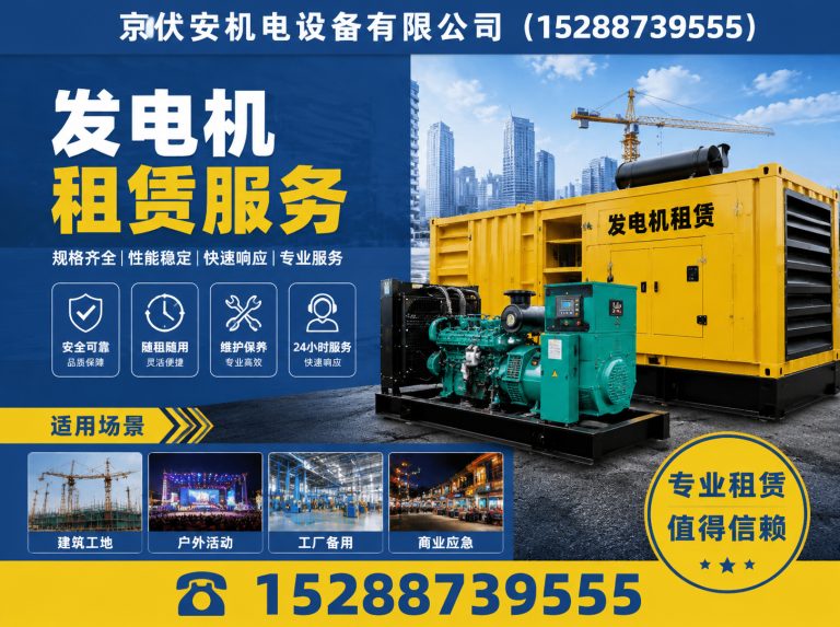 芜湖柴油发电机组出租展示图